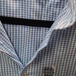 New Calvin Klein Slim Fit-NonIron Blue